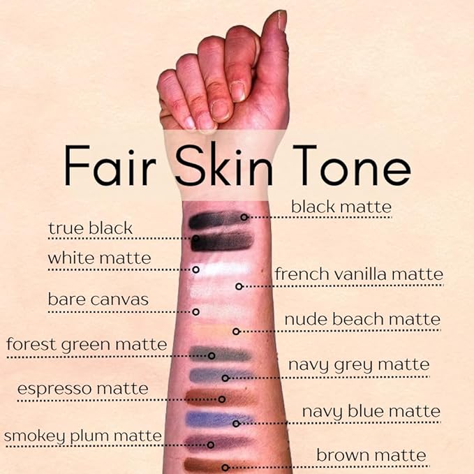 Black Matte Opaque Smokey Eye Onyx Midnight Zero Jet Black Pressed Powder Single Vegan Eyeshadow; Talc, Paraben & Cruelty Free