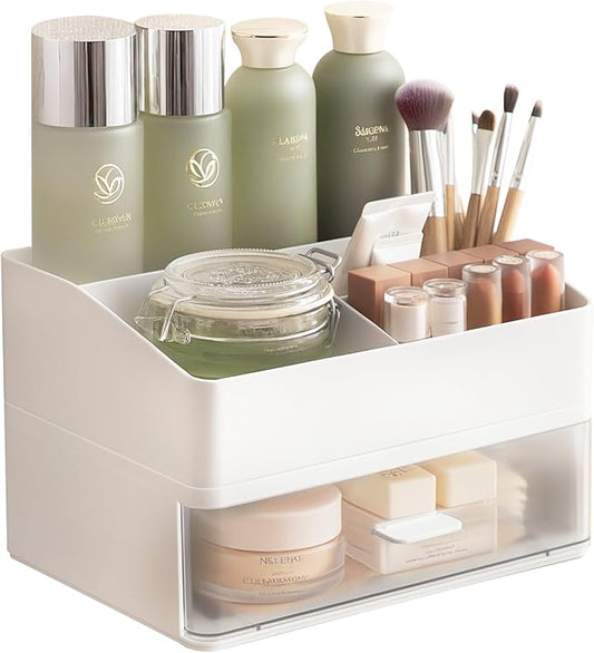Makeup organizer for vanity, cosmetic