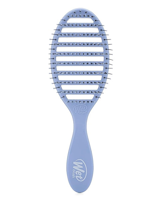 Wet Brush Speed Dry Hair Brush - Sky Blue - Vented Design and Ultra Soft HeatFlex Bristles Are Blow Dry Safe With Ergonomic Handle Manages Tangle and Uncontrollable Hair - Pain-Free
