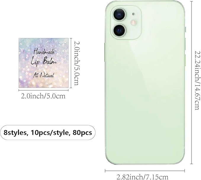 CRASPIRE 80Pcs 8 Styles Lip Balm Lipsticks