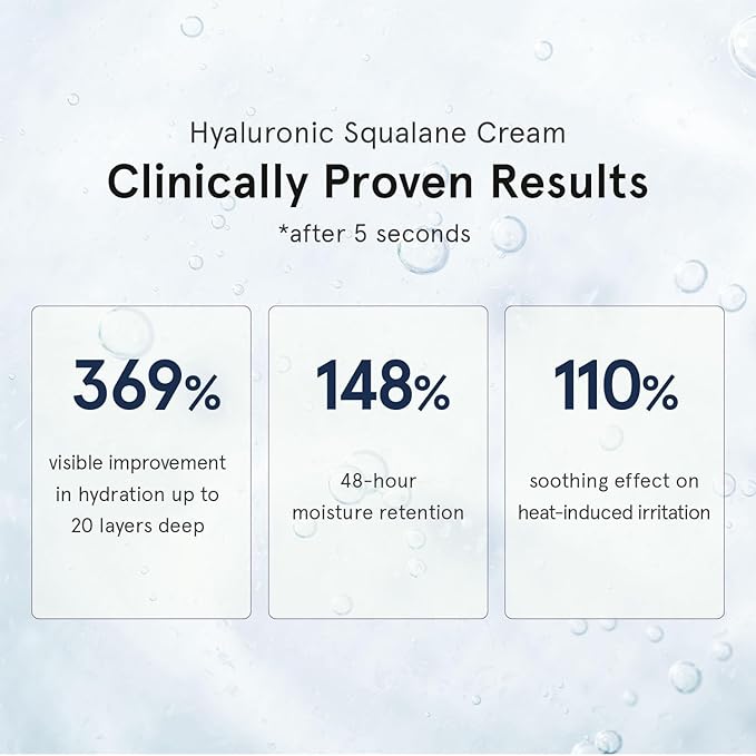 ONE THING Hyaluronic Squalane Cream (2.36 fl.oz / 70ml), Korean Skincare, Cream, Hyaluronic Acid, Moisturizing, Oil-moisture Balance, Moisture