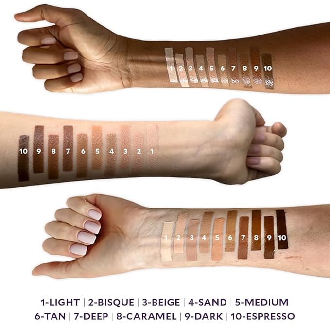 Fièra Luxury Concealer with Anti-Aging - All Day Coverage for Dark Circles, Fine Lines, Wrinkles & Spots - Tan, 0.5 Ounce