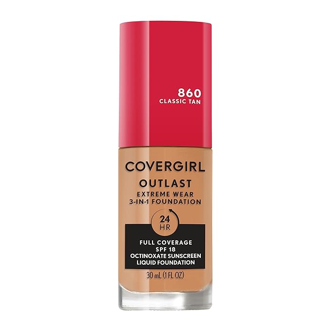 Covergirl Outlast Extreme Wear 3-in-1 Full Coverage Liquid Fl. Oz.