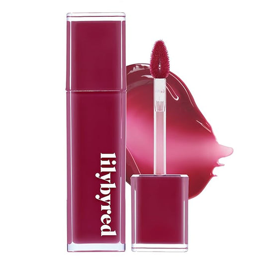 lilybyred Bloody Liar Coating Tint | Korean Glossy Lip Stain, Vivid & Juicy Color, Syrupy Shine, Moisturizing, Long-Lasting & Smudge-Proof, Non-Sticky, Lightweight, 0.14 oz. (10 Strong Cherry)