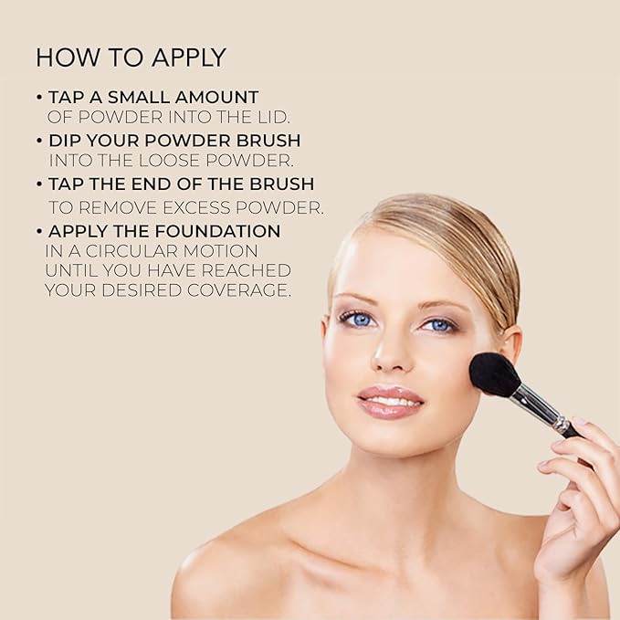 bellapierre Mineral Foundation SPF 15 - Loose Powder Foundation | Vegan & Cruelty Free Natural Makeup | Full Coverage Matte Finish | Hypoallergenic | Oil & Talc Free - 0.32 Oz - Cinnamon