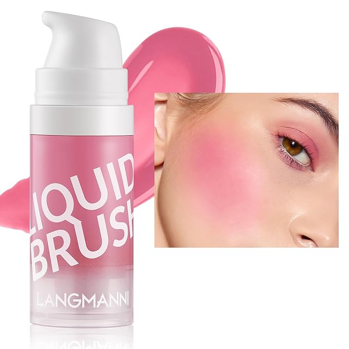 Liquid Blush Makeup Cream Blush For Cheeks Natural Velvet Texture(01#)
