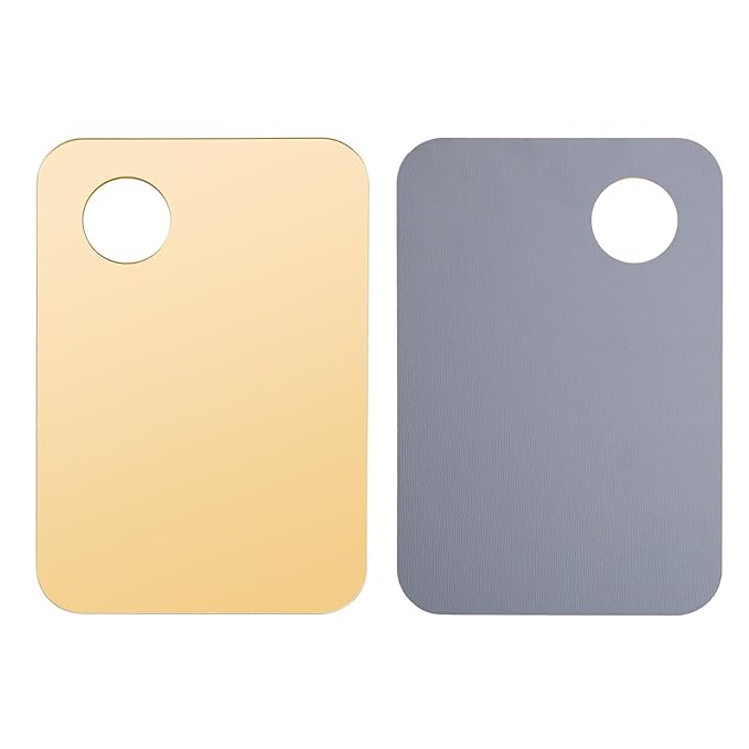 4 Pcs Makeup Mixing Tray Makeup Palette with Makeup Spatula Makeup Mixing Palette Foundation Palette for Eye Shadow Lipsticks Nail Art Beauty Salon (Pink and transparent)