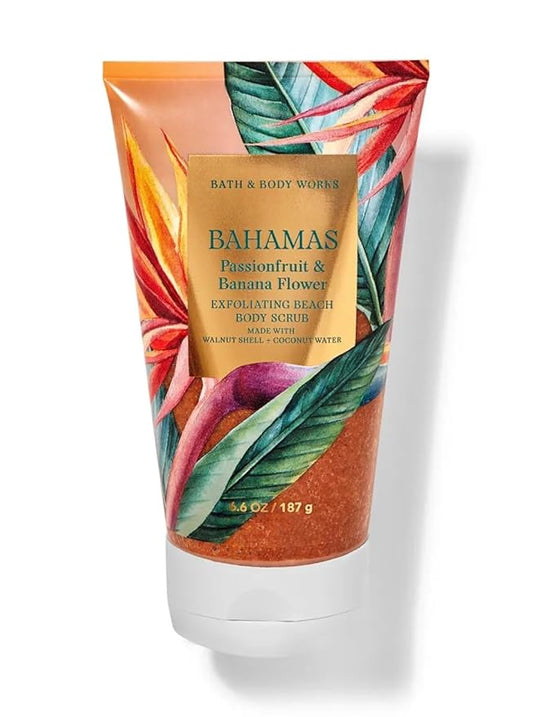 Bath and Body Works Bahamas Passionfruit & Banana Flower Creamy Body Scrub 6.6 Ounce (Bahamas Passionfruit & Banana Flower)