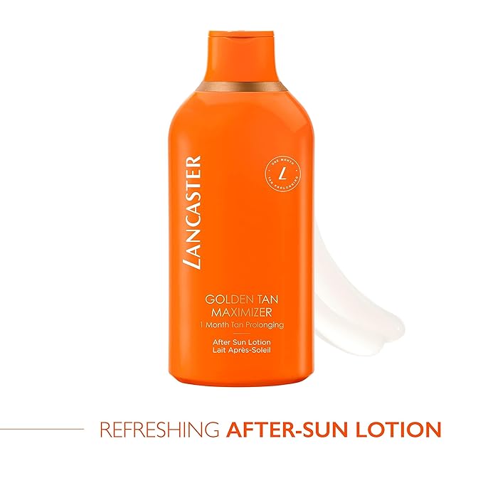 Lancaster GOLDEN TAN MAXIMIZER after sun lotion 13.5 Fl Oz (400 ml) - new 2020 packaging