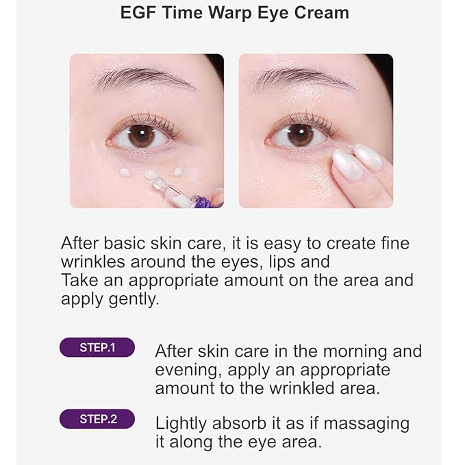 MIBA EGF Signature Time Warp Eye Cream 30ml / 1.01 fl.oz with all the conditions of a good eye cream