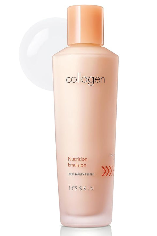 It'S SKIN Collagen Nutrition Emulsion + 5.07 fl.oz, Boosts Collagen and Adenosine for Face Lift Helps Fine Lines Supports Skin Elasticity Rich Deep Nutrition, Korean Skincare