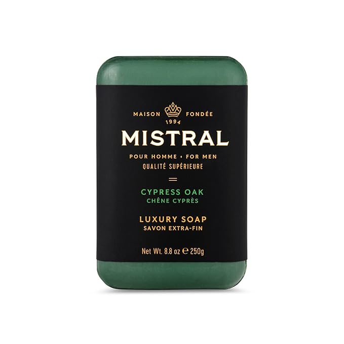 Mistral Bar Soap, Cypress Oak, Large Bar