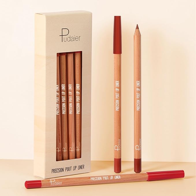 12 Colors Matte Lip Liner Pens Set，Cream Glide Lip