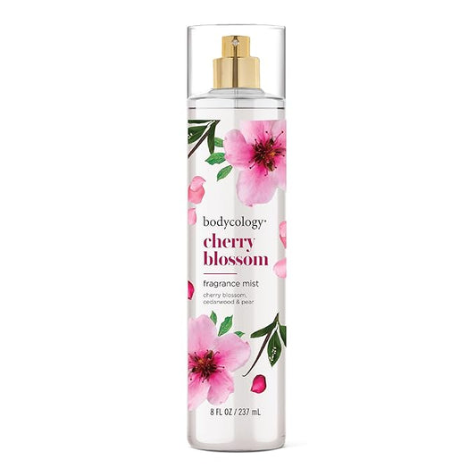 Bodycology Long-Lasting Fragrance Body Mist, Cherry Blossom, 8 fl oz