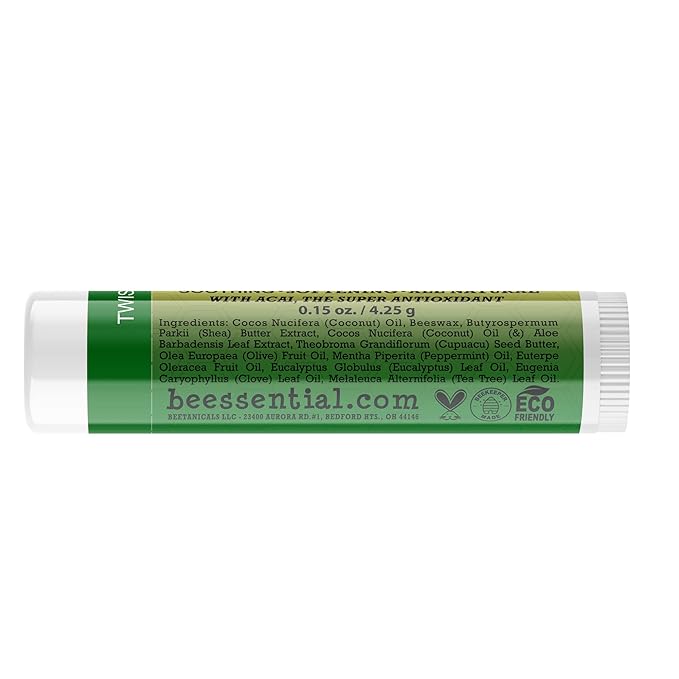 Beekeeper Made Beeswax Bulk Lip Balm, 40 Count Peppermint | For Men, Women, and Children. Great for Gifts, Showers, & More