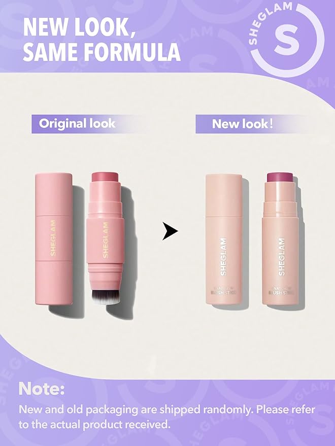 SHEGLAM Snatch N Cream Blush Stick Longlasting High Midnight Hour