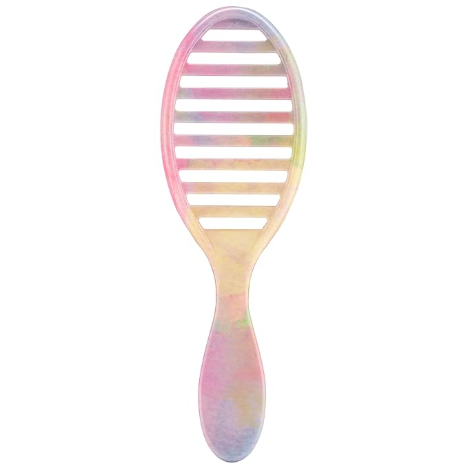 Wet Brush Speed Dry Hair Brush - Stripes (Color Wash) - Vented Design and Ultra Soft HeatFlex Bristles Are Blow Dry Safe With Ergonomic Handle Manages Tangle and Uncontrollable Hair - Pain-Free