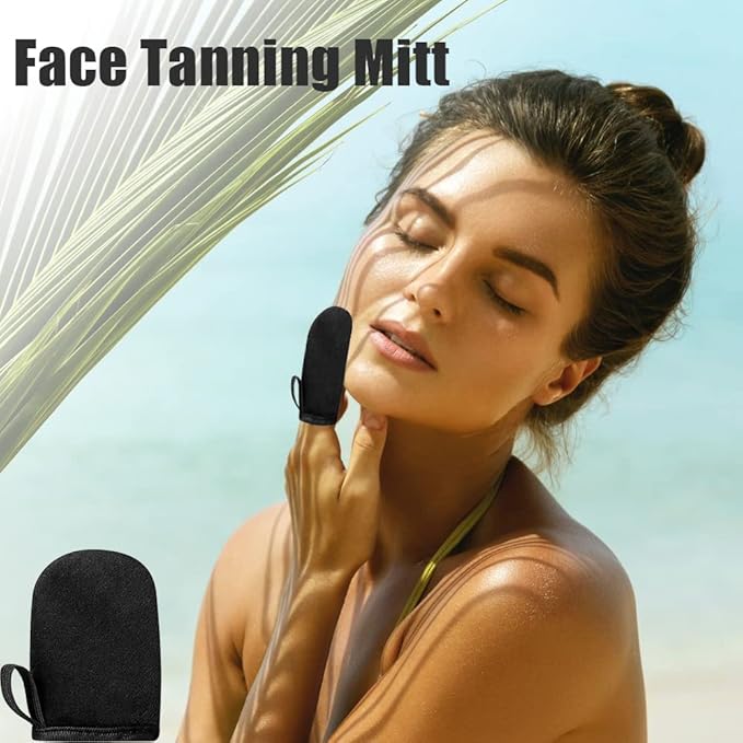 Tanning Mitts Self Tanner Mitt - KELILO Self Tanning Mitt Applicator 3 in 1, Self Tan Mit Self Tanning Glove for Self Tan Mitt, Self Tan Glove Self Tanner Glove Fake Tan Mit Sunless Tanner Mitt
