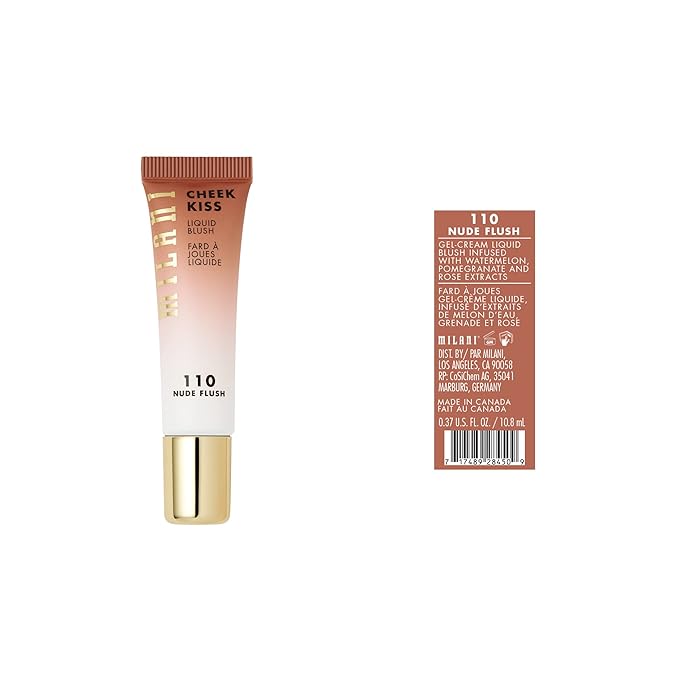 Milani Cheek Kiss Liquid Blush Makeup - Blendable
