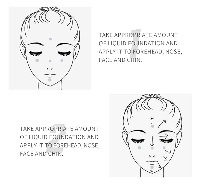 2 Pack PHOERA Foundation, Full Coverage Foundation, Flawless