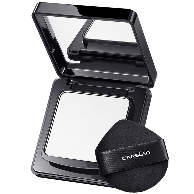 Oil Control Face Pressed Powder Compact, 24H Longlasting () () 0.28Oz