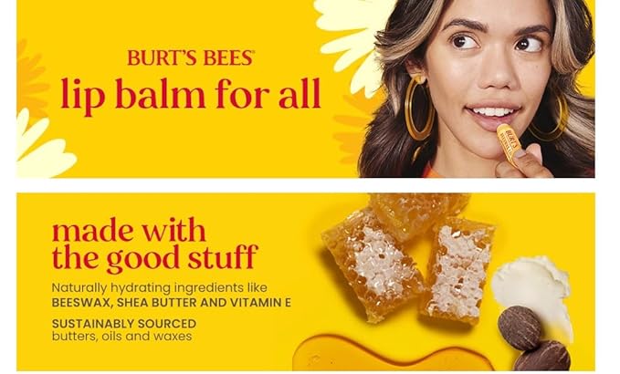 BURTS BEES STRAWBERRY LEMONADE LIP BALM