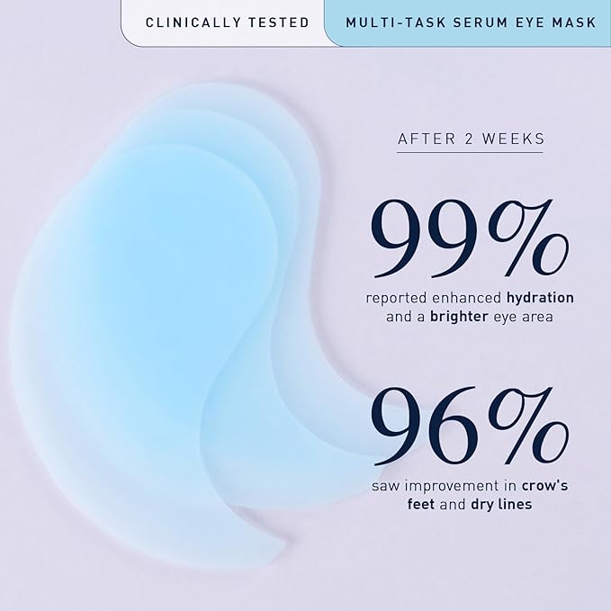 Enaskin Naturals Under Eye Patches for Dark Circles: 30 Pairs Retinol Collagen Eye Gels Mask - Reduce Wrinkles Puffy & Bags - Skin Treatment Pads - Anti Aging Moisturizer For Women (Blue)