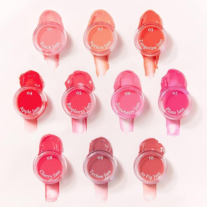 dasique Fruity Lip Jam (#06 Strawberry Jam) | High-shine finish | Moisturizing | Vegan, Cruelty Free | Lip Balm