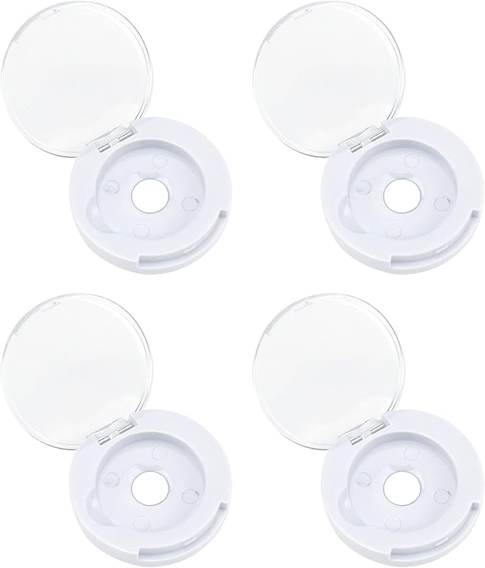 4 Pack Empty Eyeshadow Holder Case Round Magnetic