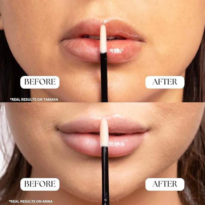 BIG POUT ENERGY Lip Plumper, Chili-Infused Lip Plumping Oil for Full and Smooth Lips, Lip Gloss Finish, With Easy Swipe XL Wand Applicator, Spicy Rose, 0.12 fl oz