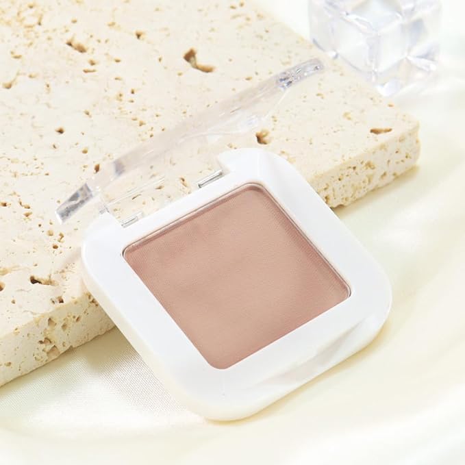 Kaely Pressed Single Eyeshadow Makeup, Nude Pink Matte Highly Pigmented Monochrome Eye Shadow Palette, Waterproof Neutral Powde Mini Eyeshadow, sombras para ojos, Lightweight Blendable, 19