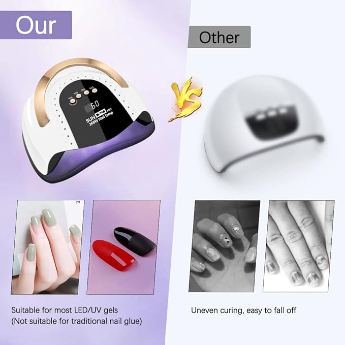 268W UV LED Nail Lamp,