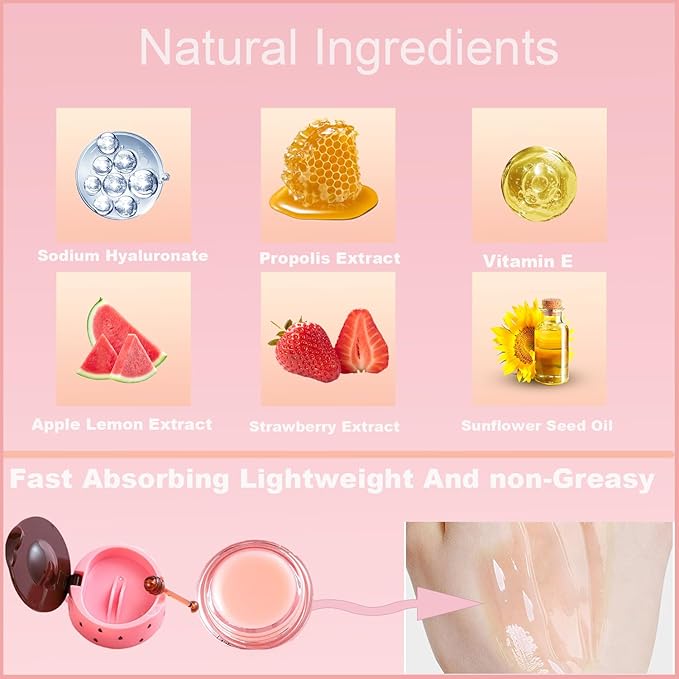 2 PCS Bee Lip Balm Honey