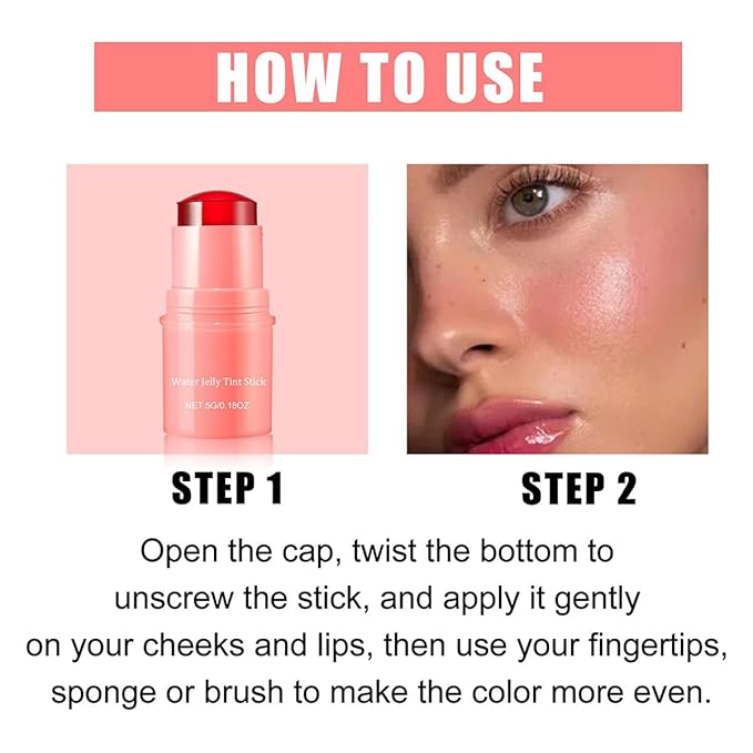 Milk Cooling Water Jelly Tint Blush Stick Face 0.18 fl oz