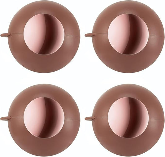 Washable Reusable Gel Lint Roller for Pet Hair, Tecogue Portable Dog Cat Pet Hair Remover for Clothes, Laundries, Sticky Cleaner, Dust Fuzz Fur for Travel Household (Maroon-4pcs)