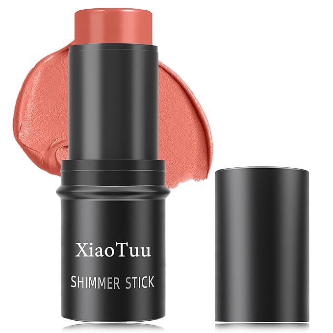 Cream Blush Stick,Blush Stick Long Lasting Non-greasy Multi Makeup Pen(06#)