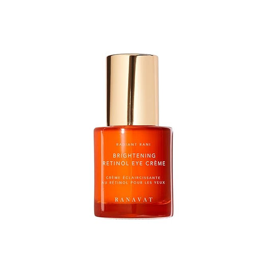 RANAVAT Brightening Retinol Eye Cream - Anti Aging Eye Cream and Dark Circle Corrector to Help Target Fine Lines - Enriched with Micro-Encapsulated Retinol, Bakuchi Seed, & Saffron (0.5 oz)
