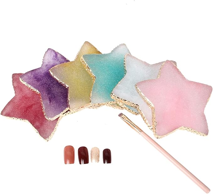 1 Piece Nail Art Palette Nail Polish Palette Mixing Palette Makeup Plate Nail Plates for Nail Art Nail Tip Holder Nail Art Display