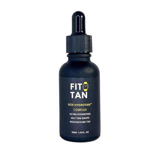 Self Tanning Drops For Face and Body - Hydrating and Gradual Dark Tan - 30ml