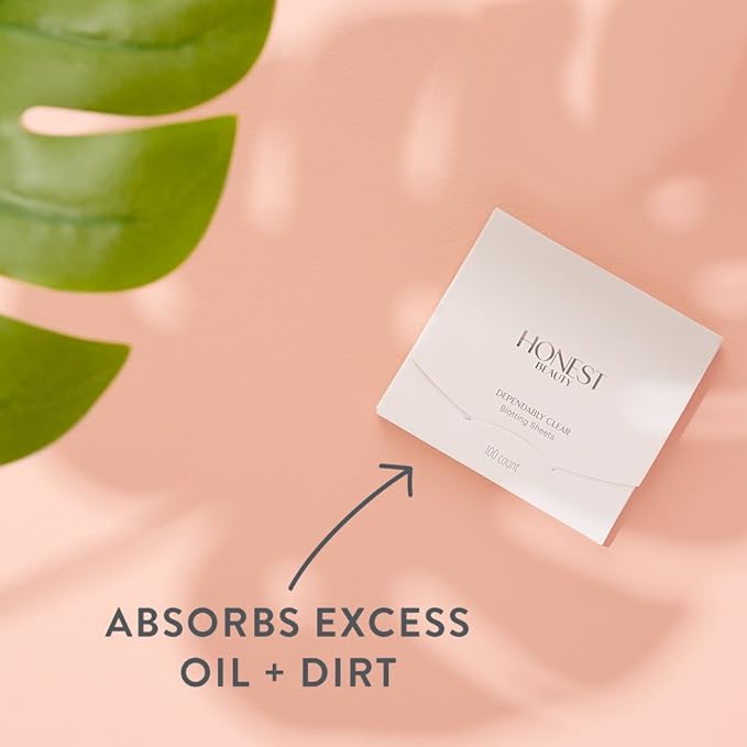 Honest Beauty Dependably Clear Blotting Sheets, 100 Count