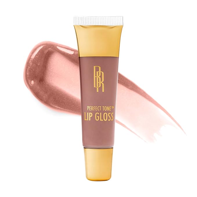 Black Radiance Perfect Tone Lip Gloss Caramel Kiss and Cashmere 0.4 Ounce 2-Pack