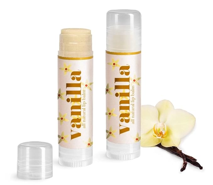 144 Natural Plastic Empty Lip Balm Tubes with Natural Friction Fit Caps by SKS Bottle & Packaging, 0.15 oz tubes - Bulk Lip Balm Containers for DIY Lip Care, Lip Balm Making, and Lip Balm Crafting