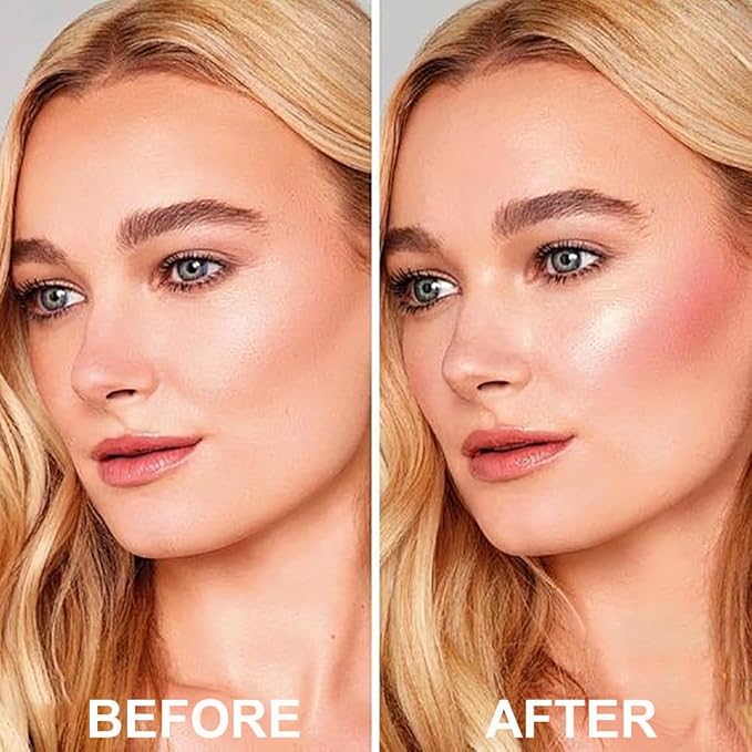 Blush Stick, Multi-use Blush Stick for Cheeks, Eyes, Lips, Silky Creamy Face Stick for Old Women & Mature Skin, Blendable and Buildable Color, Long Lasting Waterproof Non-greasy Formula (#10, Blush)