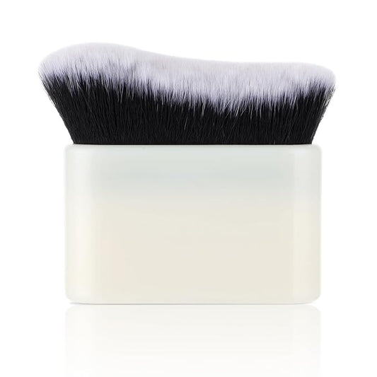 Tanning Brush For Self Tan Kabuki Foundation Brush Self Tanning Blending Brush For Makeup Self Tanner Back Applicator Body Makeup Brush For Legs Liquid Face Sunscreen Contour Blending Brush White