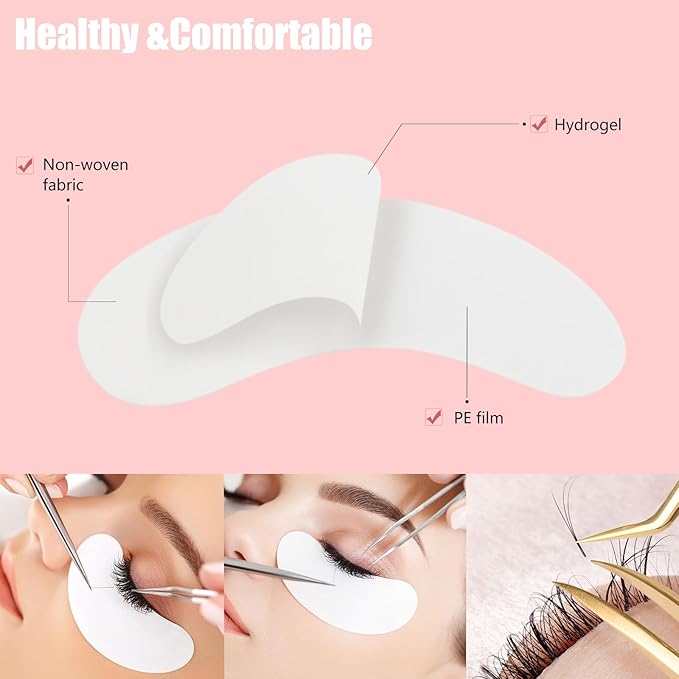 50pairs eyelash extension gel patches