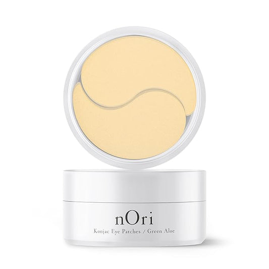 NORI Konjac Eye Patches - Anti-Wrinkle/Removes Bags/Hydrating/Anti-Dark Circle / 60 Pieces (24K Gold)