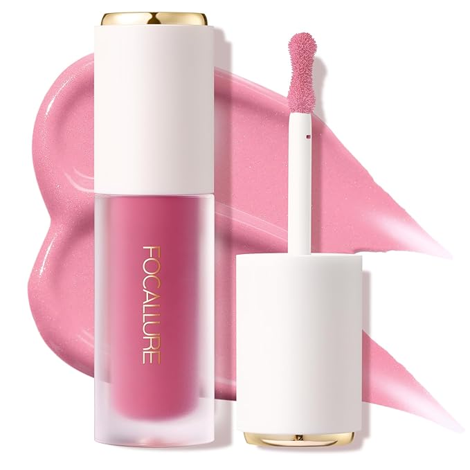 FOCALLURE Silky Cream Liquid Blush,Leaving a Matte Dewy