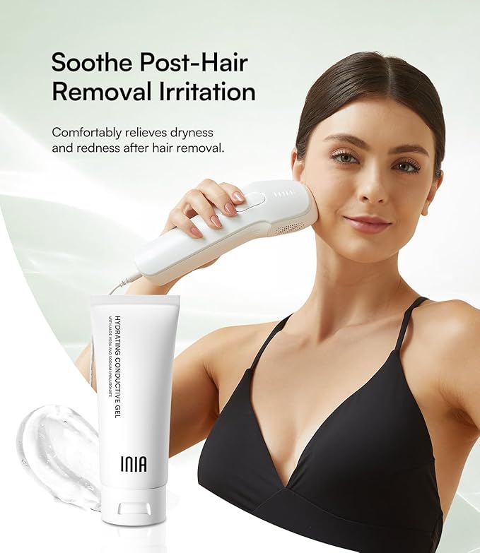 Micro-current Conductive Gel for Facial and Body Skin Care Machines – Hydrating Gel Primer with Hyaluronic Acid, Anti-Aging & Skin Tightening for Women and Men, 10.56 Fl Oz