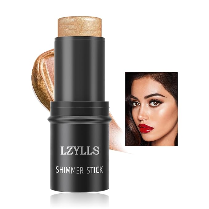 Cream Blush Stick with Brush,Waterproof Multi Cream Blush Skin Q3