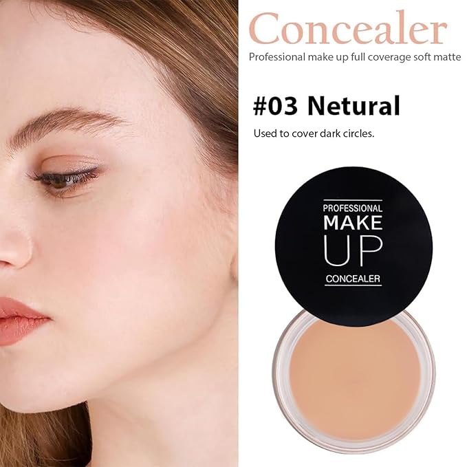 7 Color Solid Concealer Full Coverage Correcting Cream
